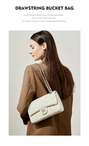 Camellia Pattern Chain Crossbody Bags