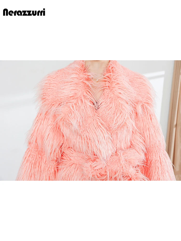 Long Pink Coat