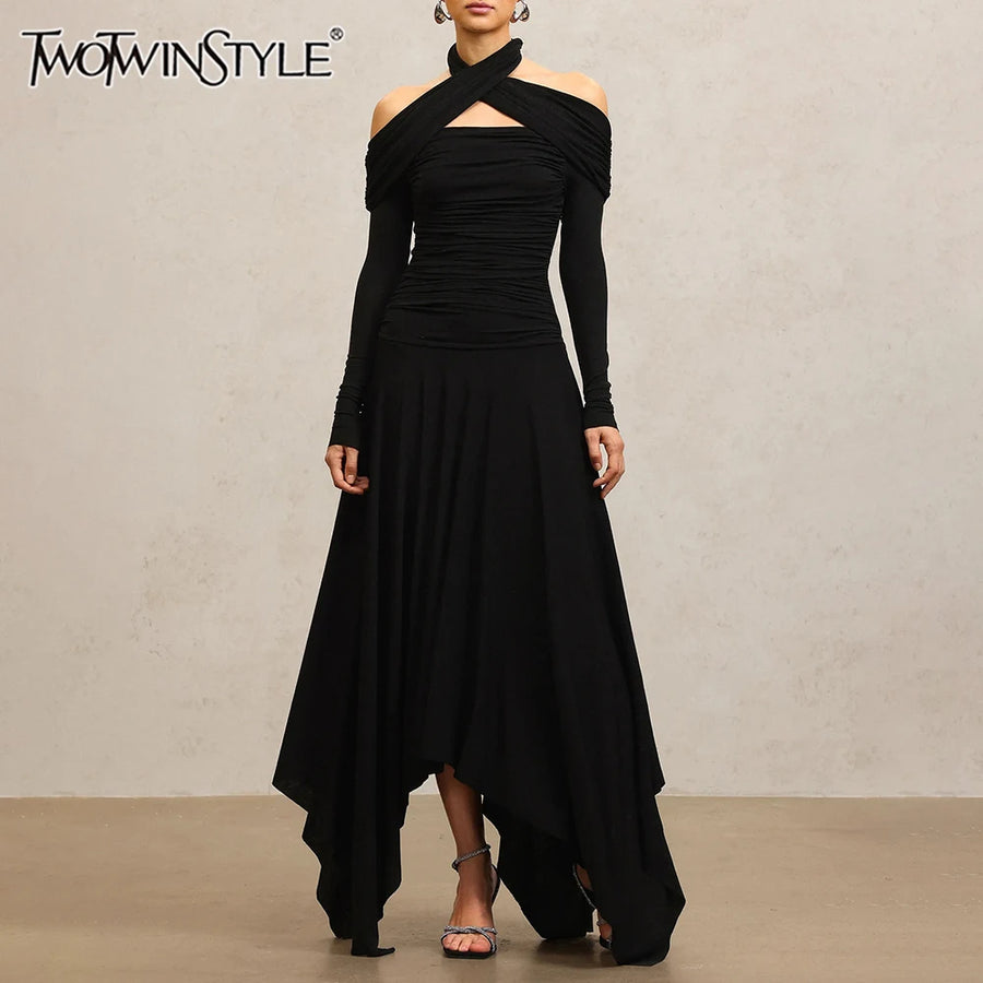 Folds Minimalist Dresses