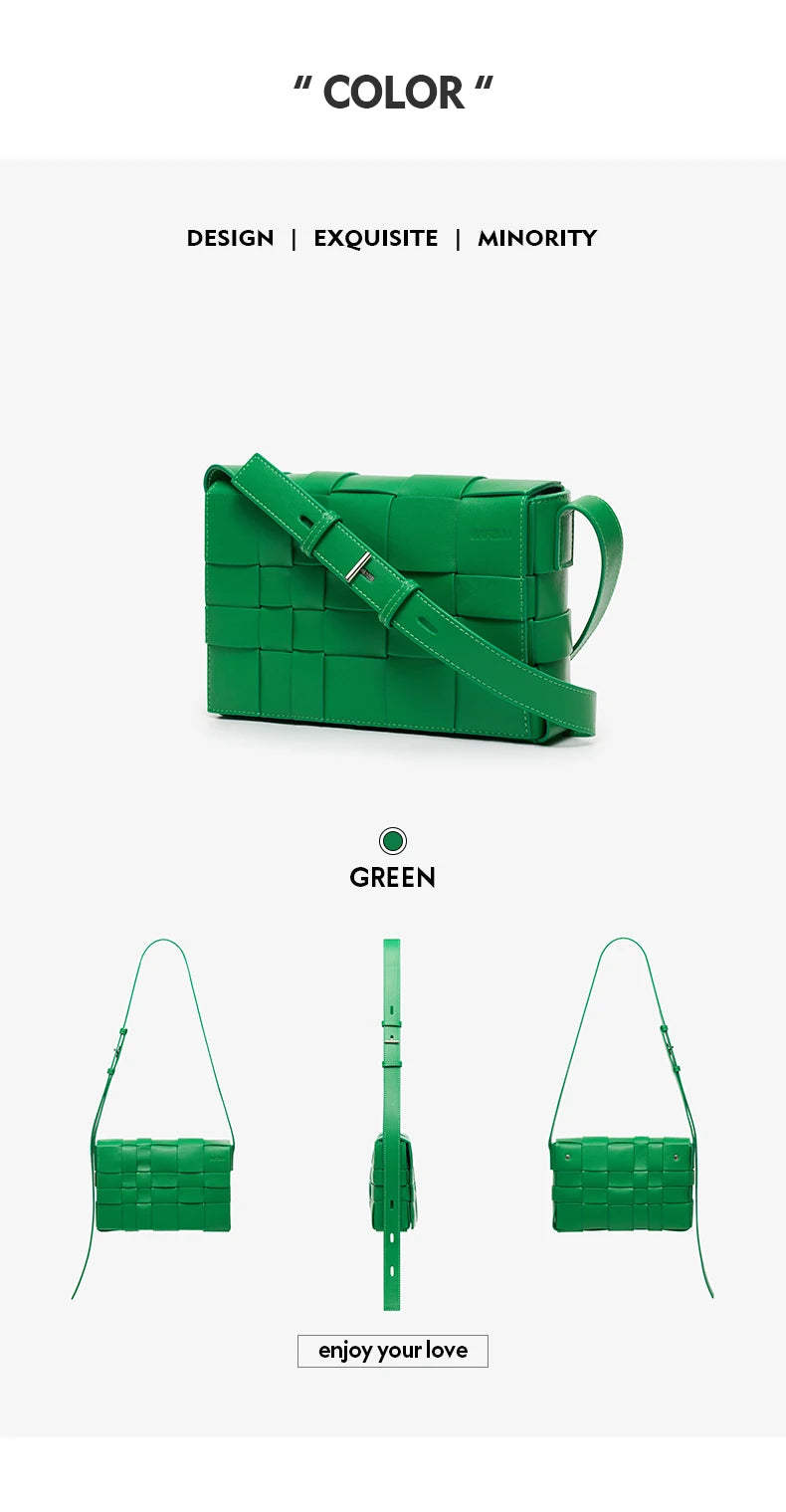 GENUINE LEATHER SHOULDER HANDBAGS