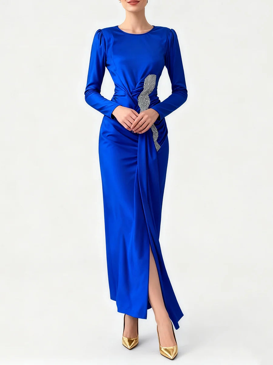 Spliced Bead Elegant Dresses