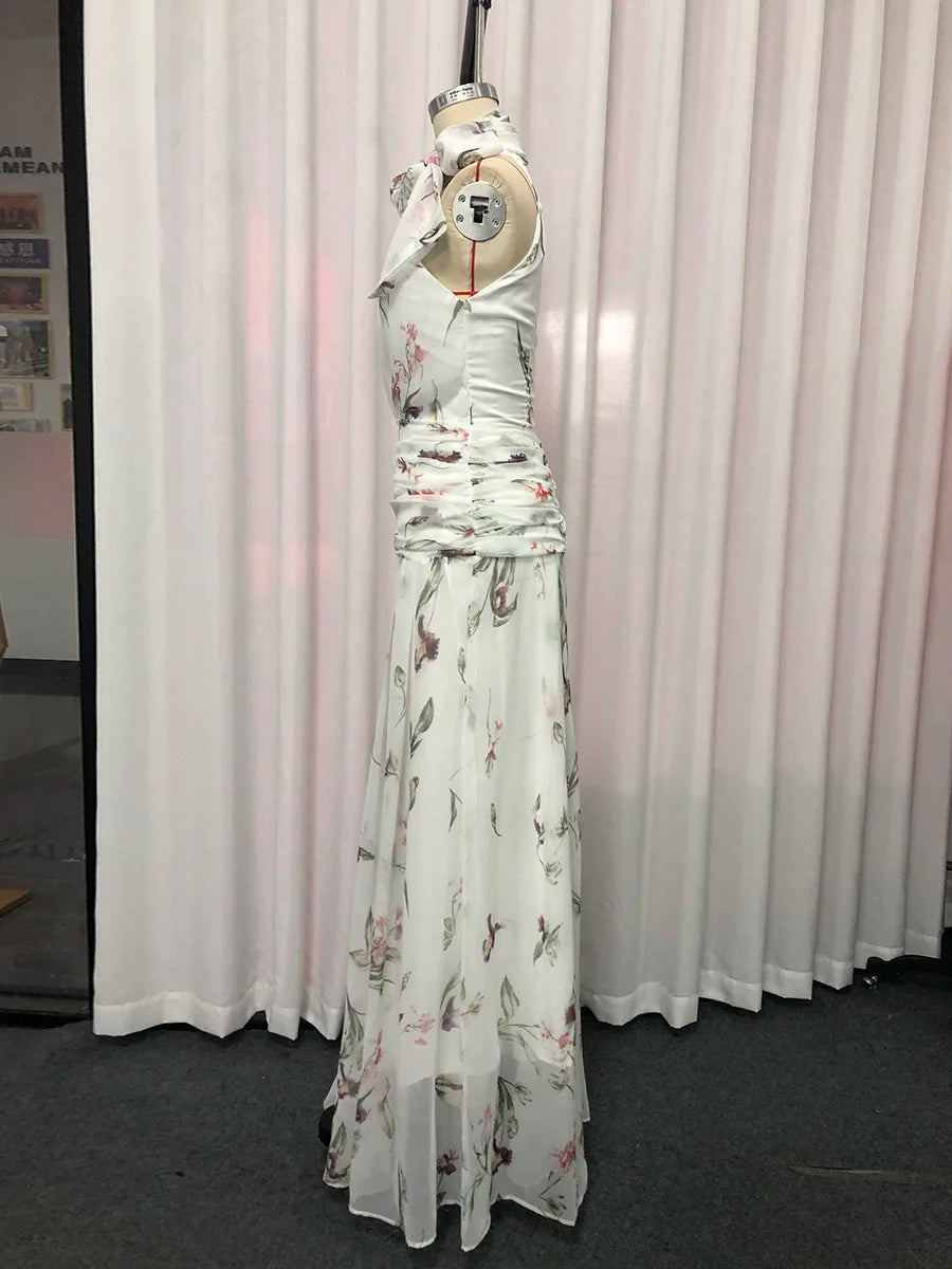Bowknot Long Dress for Women
