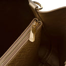 Letter Embossed Design Handbag