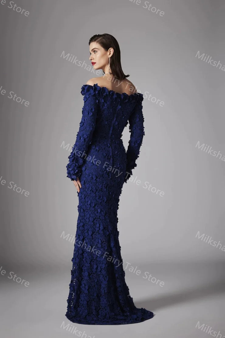Lace Long Sleeves Gowns