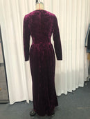 Solid Spliced Folds Dresses