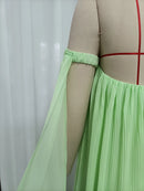 Loose Spliced Floral Dresses for Women