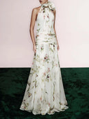 Bowknot Long Dress for Women