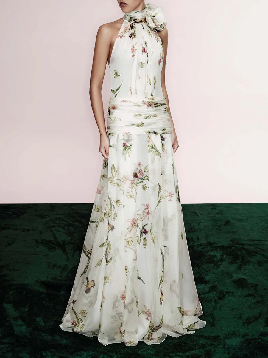 Bowknot Long Dress for Women