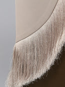 Hit Color Loose Tassels Coats
