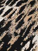 Leopard Zipper Fashion Dresses