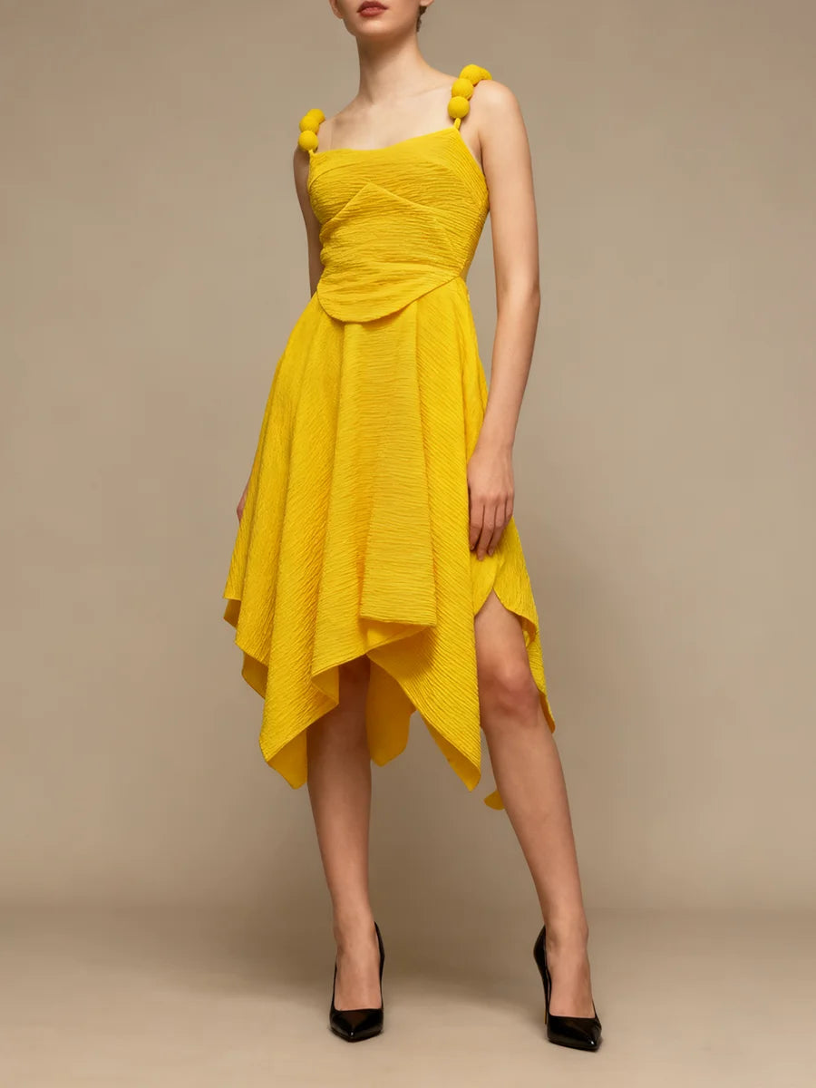 Spliced Folds Dresses