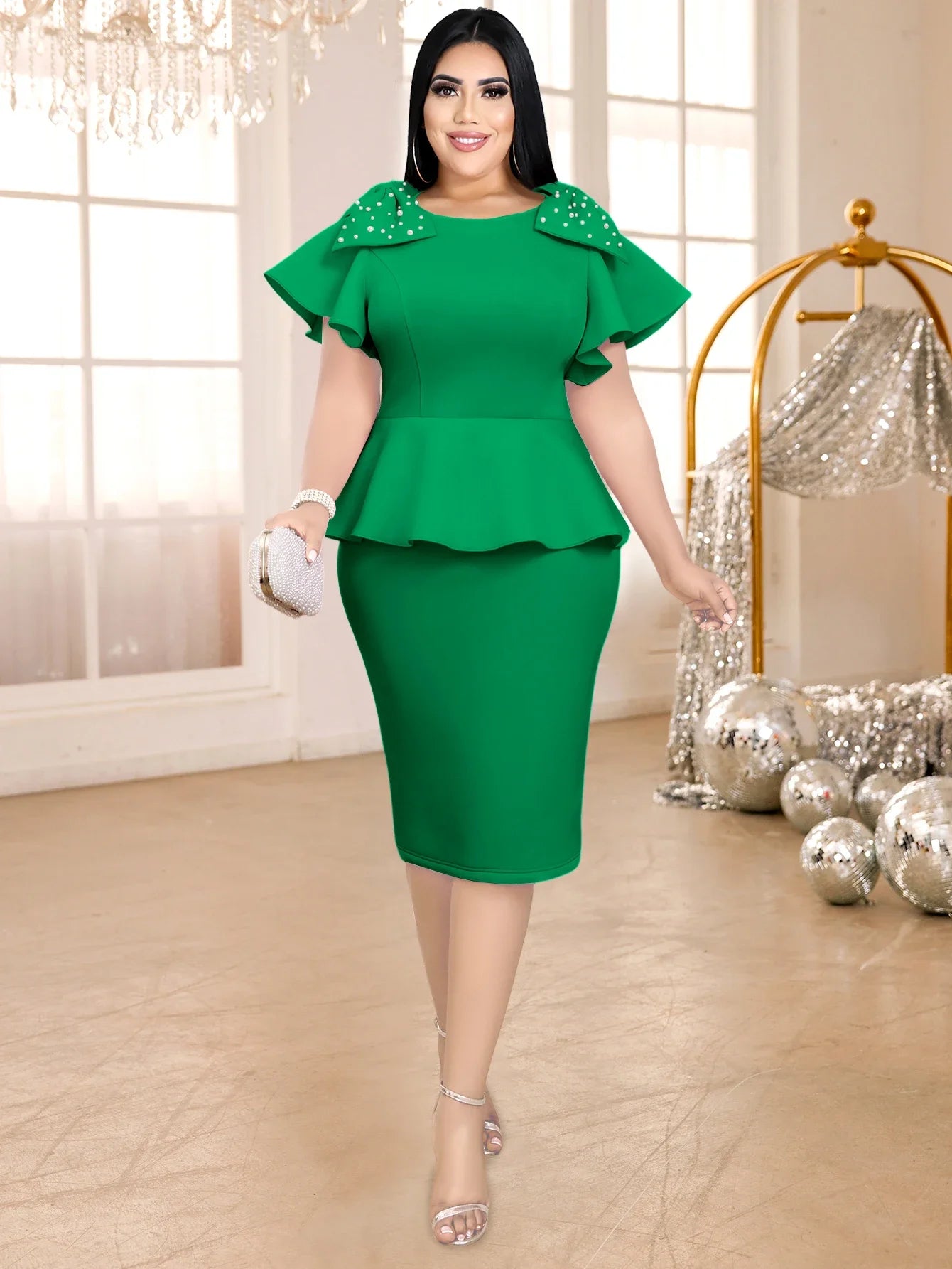 Plus Size Midi Dress