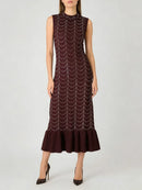 Minimalist Spliced Hot Fix Fashion Dresses