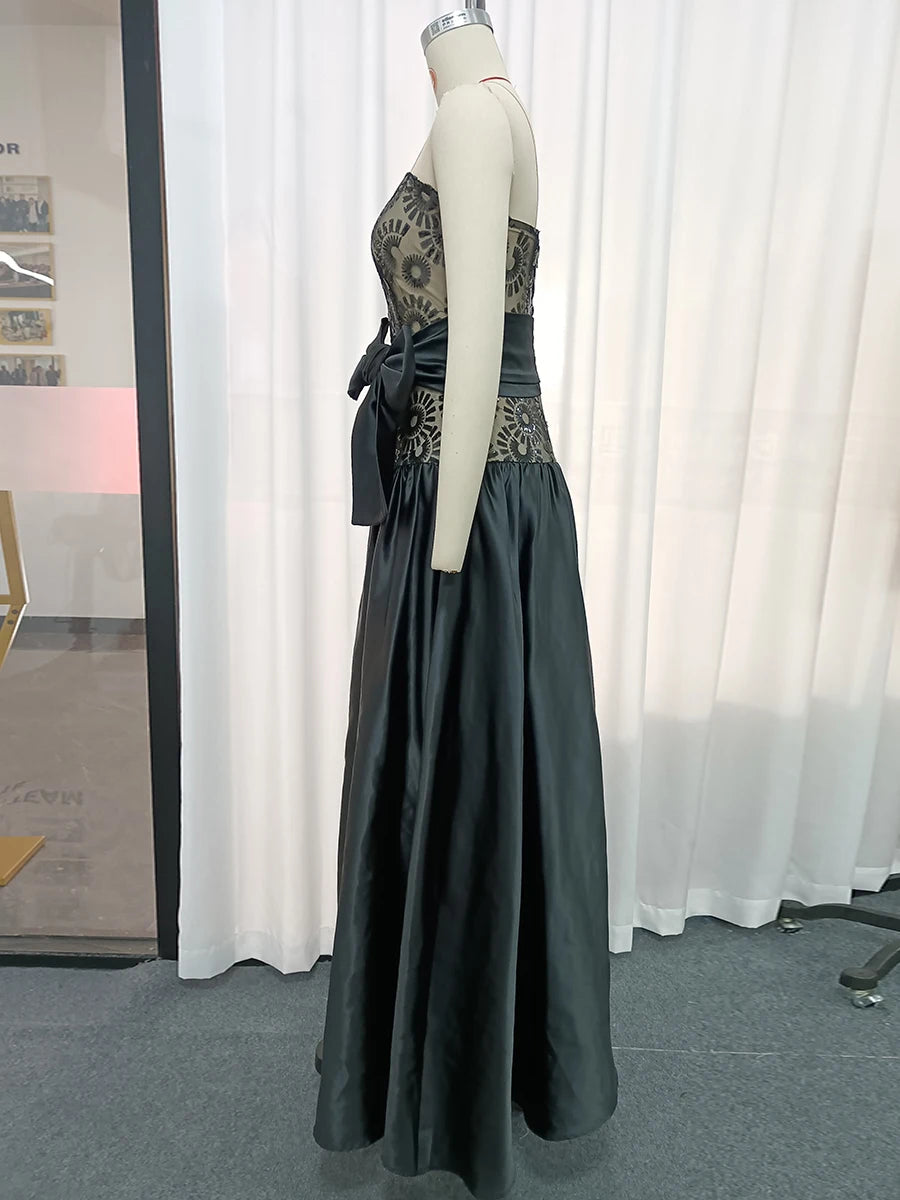 Spliced Sequins Dresses