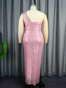 Pink  Plus Size Dress