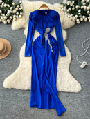 Spliced Bead Elegant Dresses