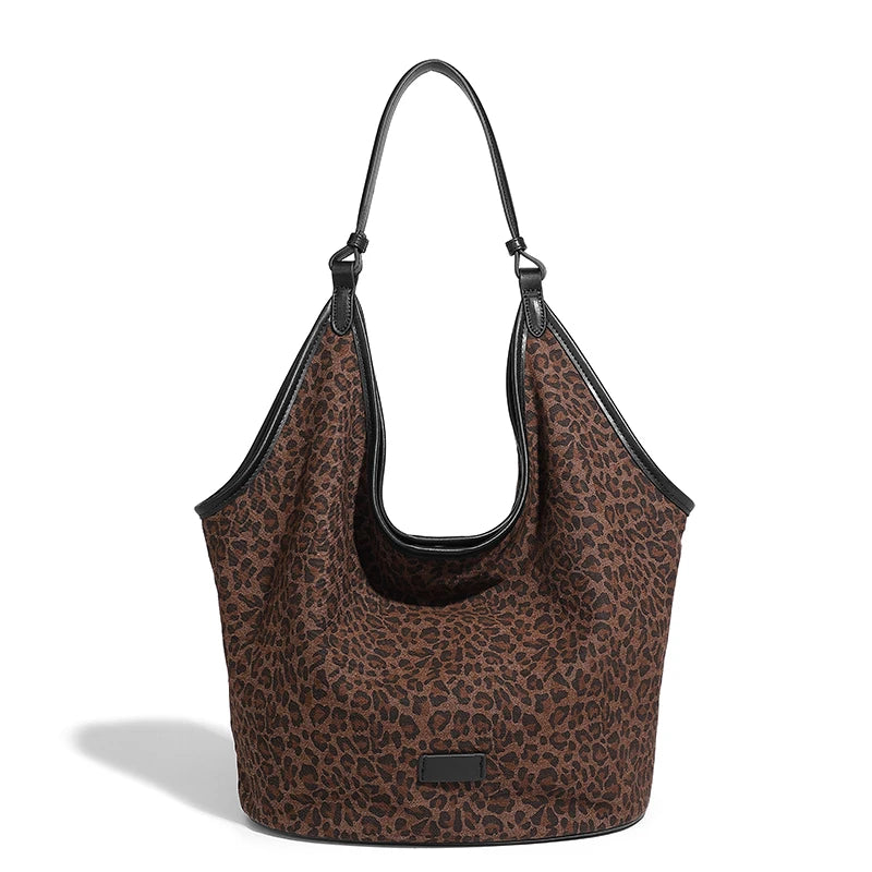 Large Leopard Tote Bags