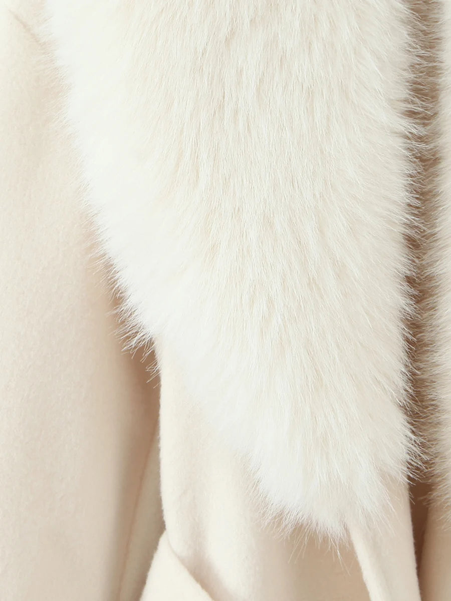 Fur Trimmed Coat