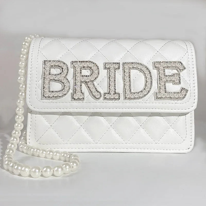 Pearl Bride to Be Clutch Bag