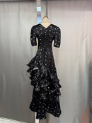 Hit Color Dot Dresses