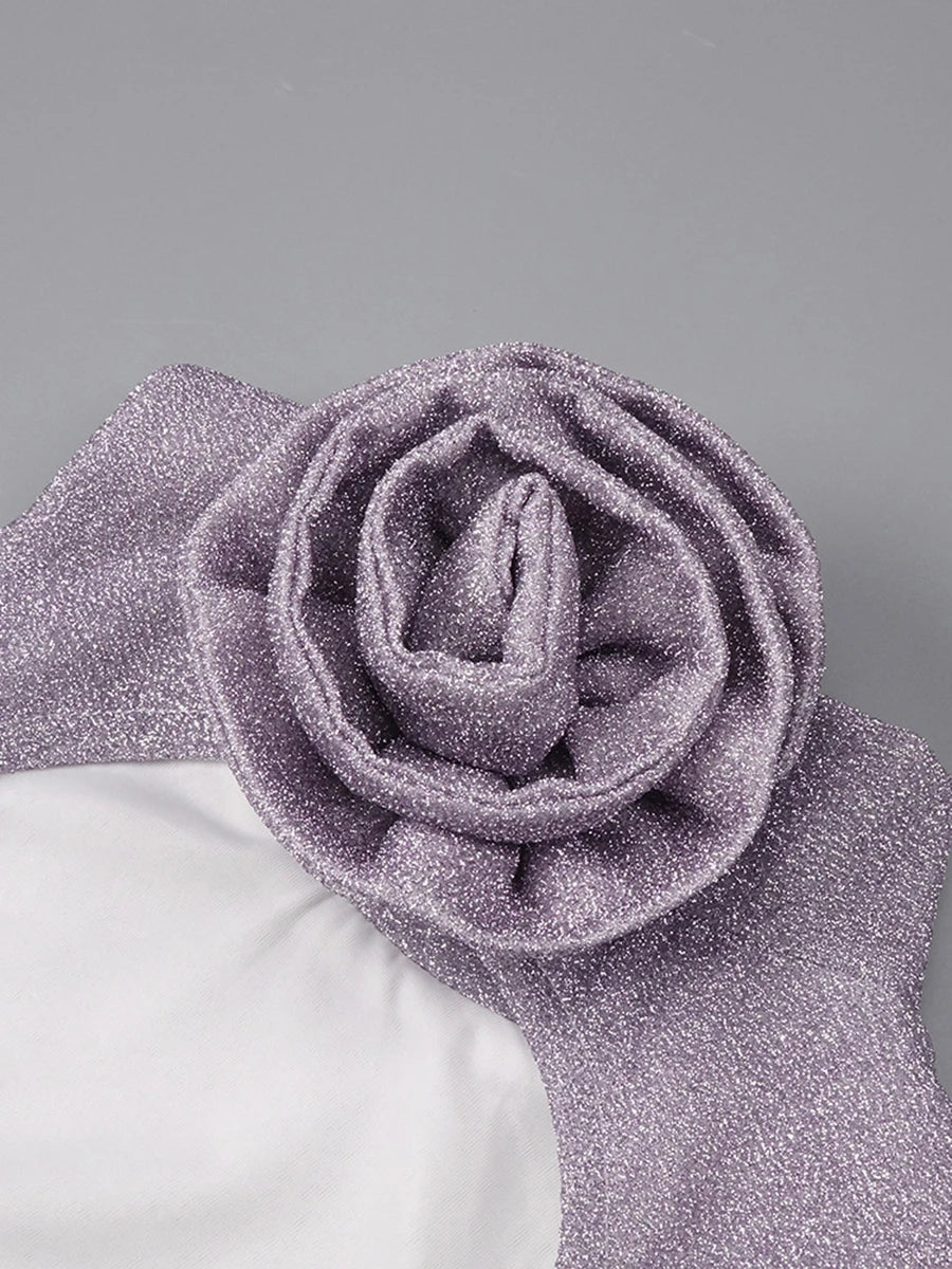 3D Flower Flowing Long Dresses