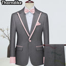 Single-breasted 2 Piece Set Suits