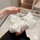 Satin Bow Evening Bags Clutch