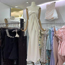Patchwork Lace Up Dresses
