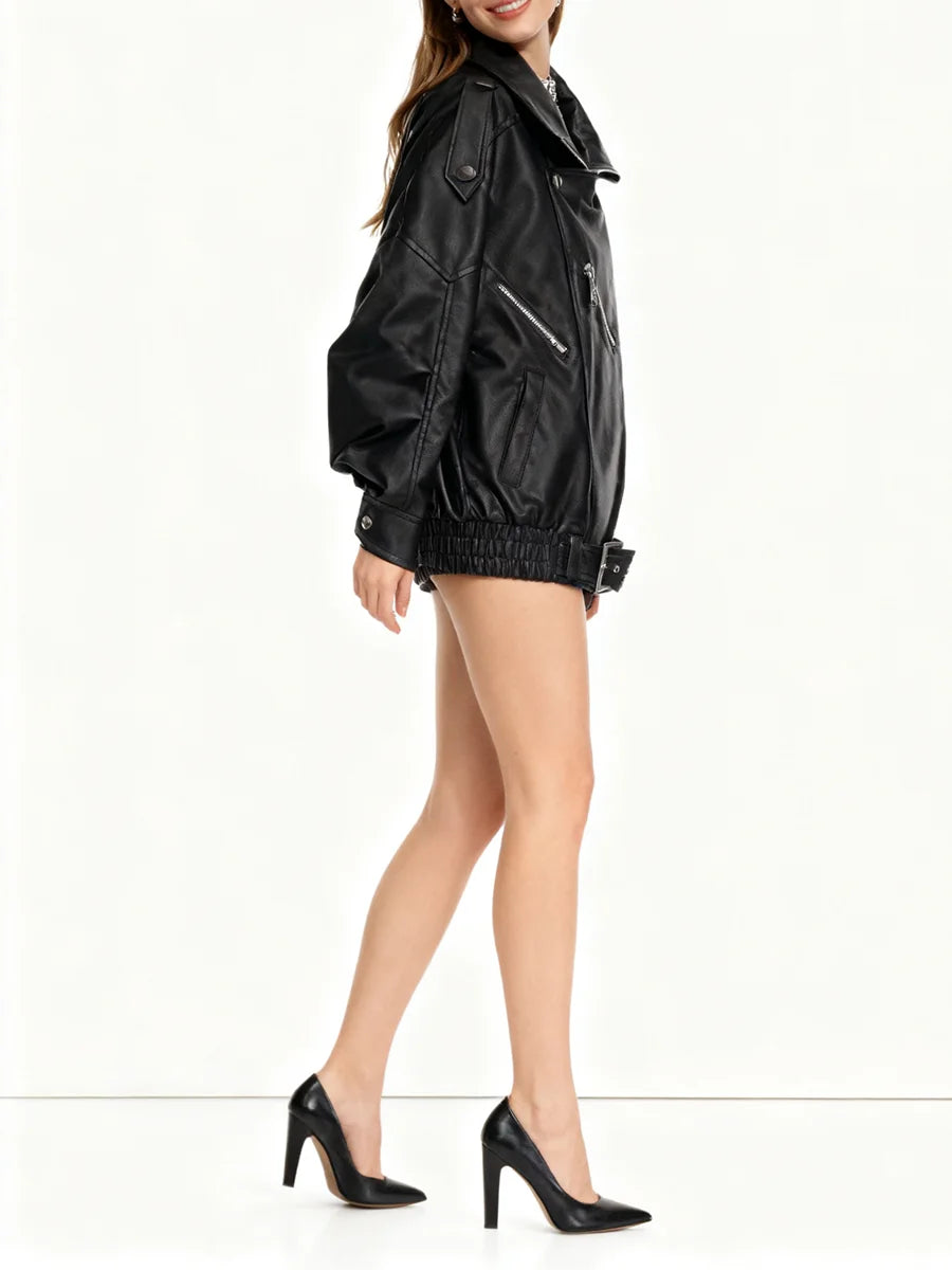 Zippers Leather Jackets