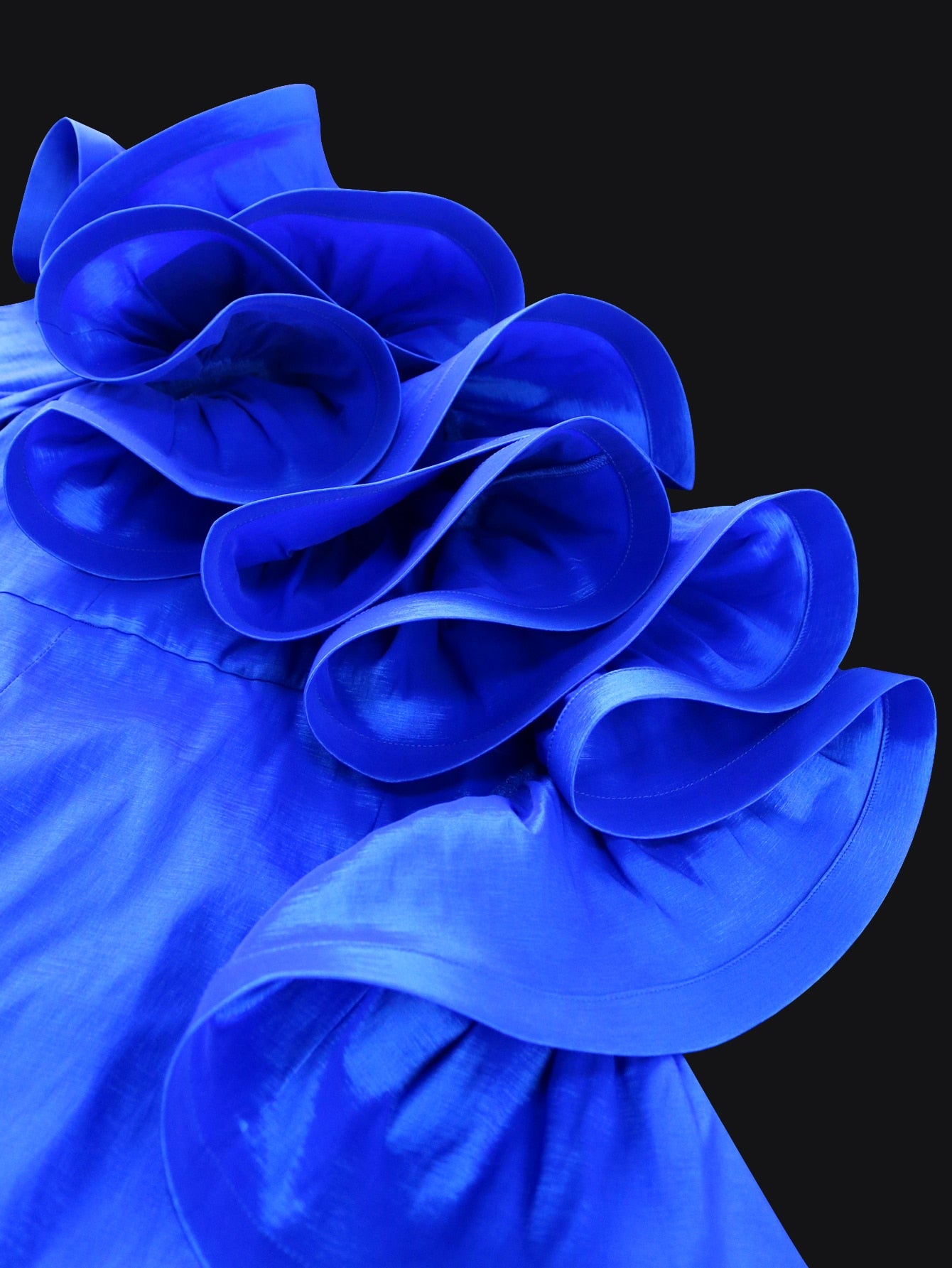 Blue Ruffles Dress
