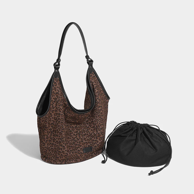 Large Leopard Tote Bags