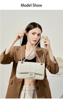Camellia Pattern Chain Crossbody Bags