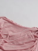 Slimming Spliced Folds Dresses