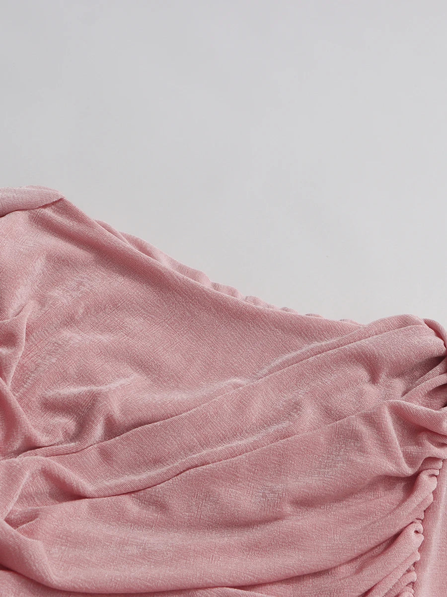 Slimming Spliced Folds Dresses