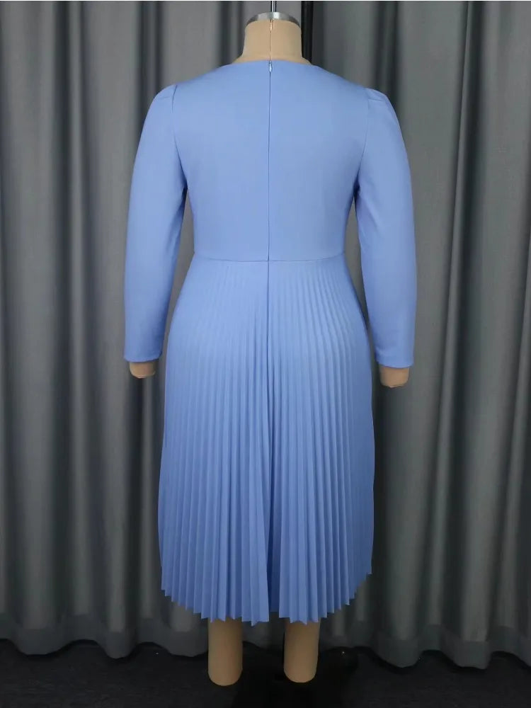 Plus Size 3D Flower Dress