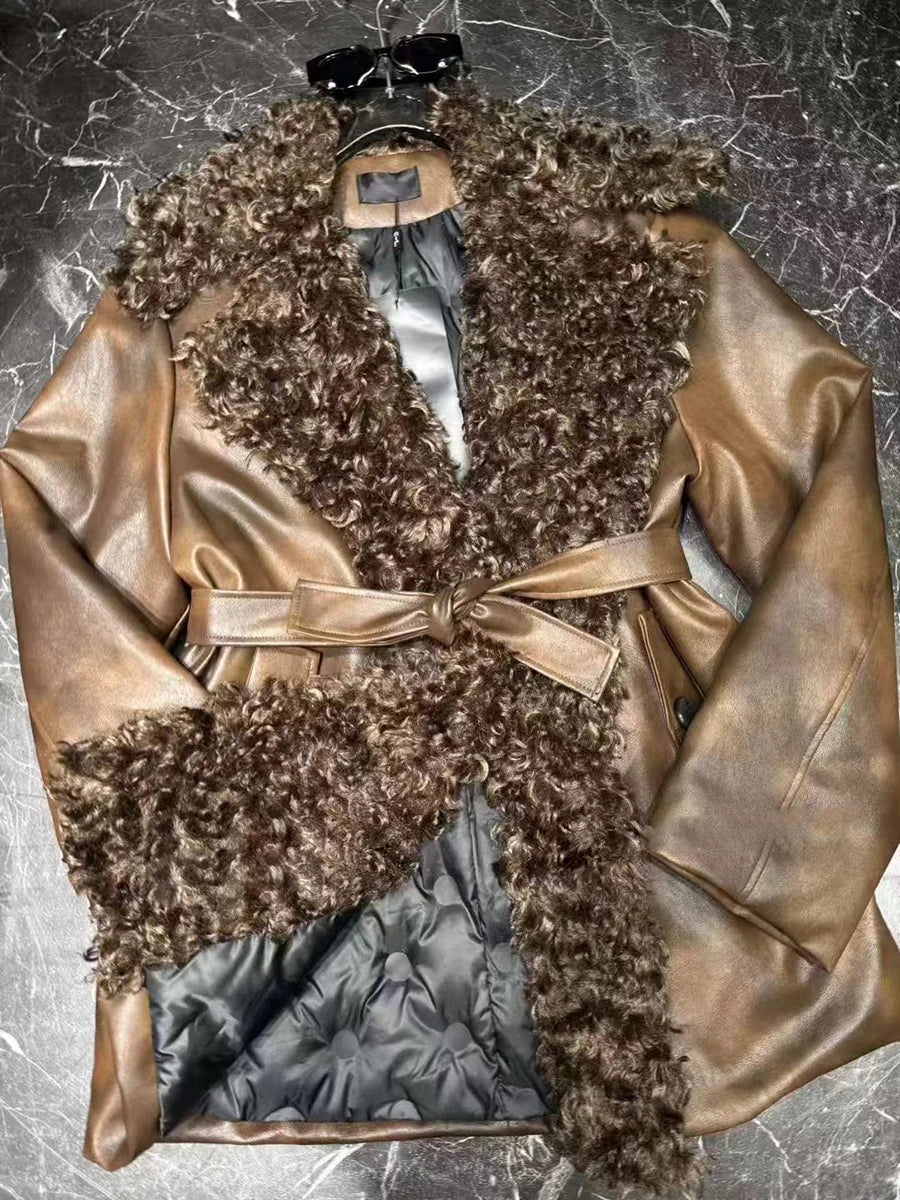 Lace Up Fashion Jackets for Women