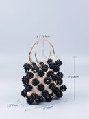 Black Ball Bag Beaded Bag