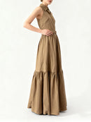 Folds Sleeveless Dress