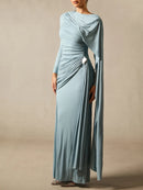 Slimming Spliced Folds Dresses