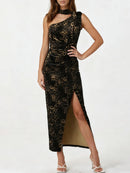 Spliced Ribbon Elegant Dresses