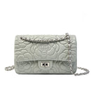 Camellia Pattern Chain Crossbody Bags