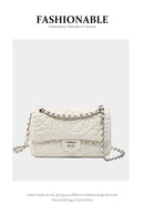 Camellia Pattern Chain Crossbody Bags