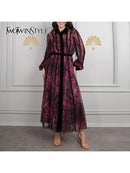 Sheer Spliced Belt Casual Dresses
