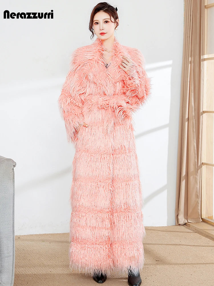 Long Pink Coat