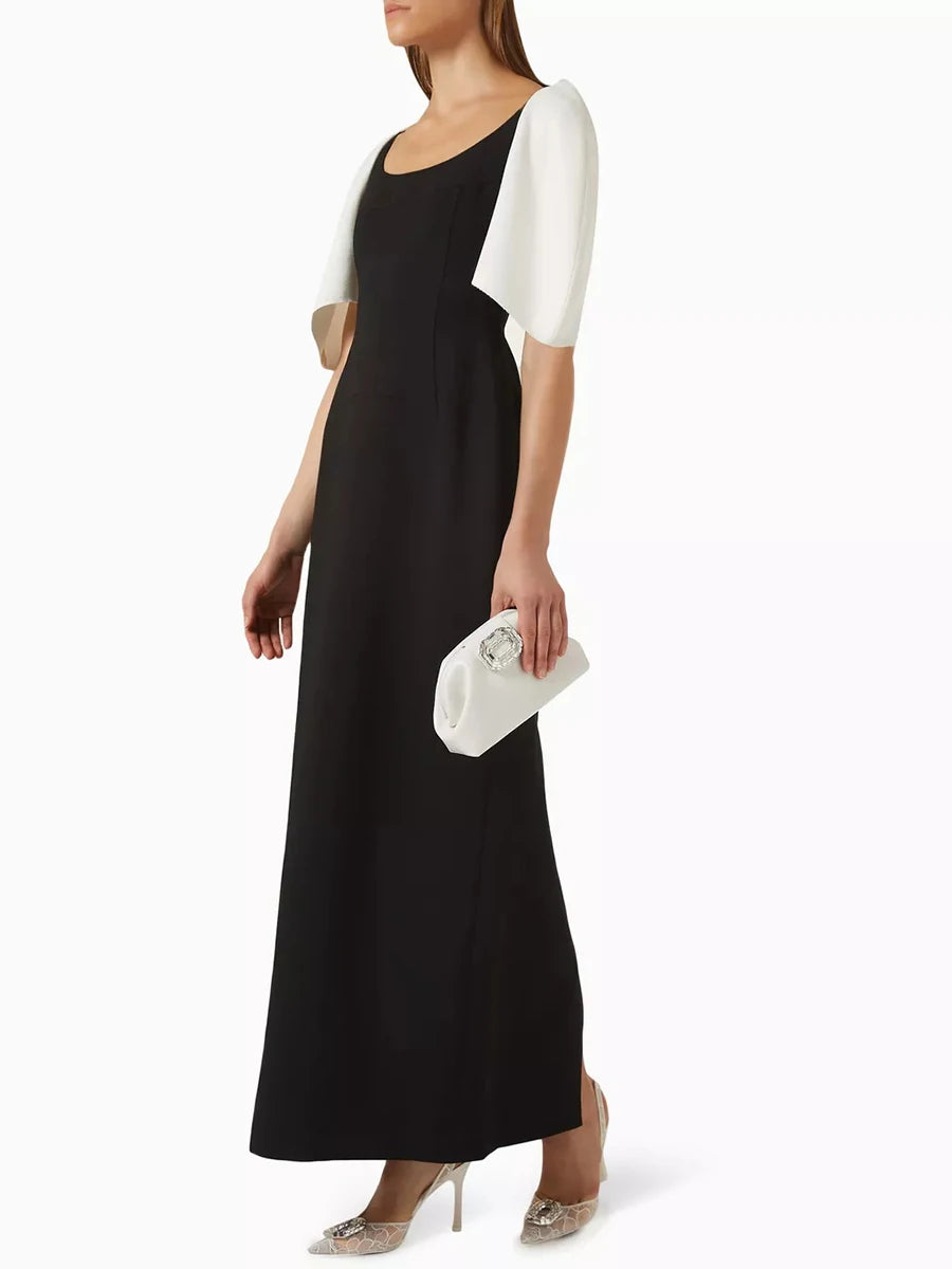 Hit Color Loose Minimalist Long Dresses