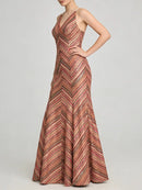 Backless Tunic Sequins Dress