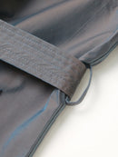Color Spliced Buttons Temperament Trench Coat