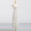 Spliced Sheer Dresses