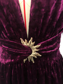 Solid Spliced Folds Dresses