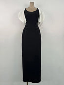Hit Color Loose Minimalist Long Dresses